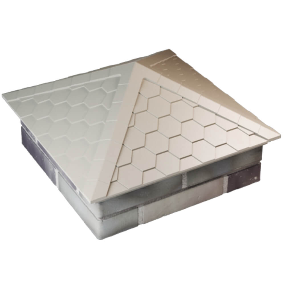 Колпак Zking Эверест Бежевый на столб 2х2 кирпича (535х535мм) Гурьевск фото