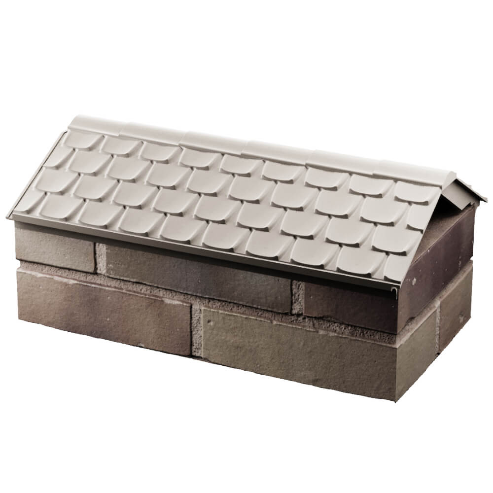 Парапет Zking Эльбрус Бежевый с посадкой на 1 кирпич (255мм) в Гурьевске фото