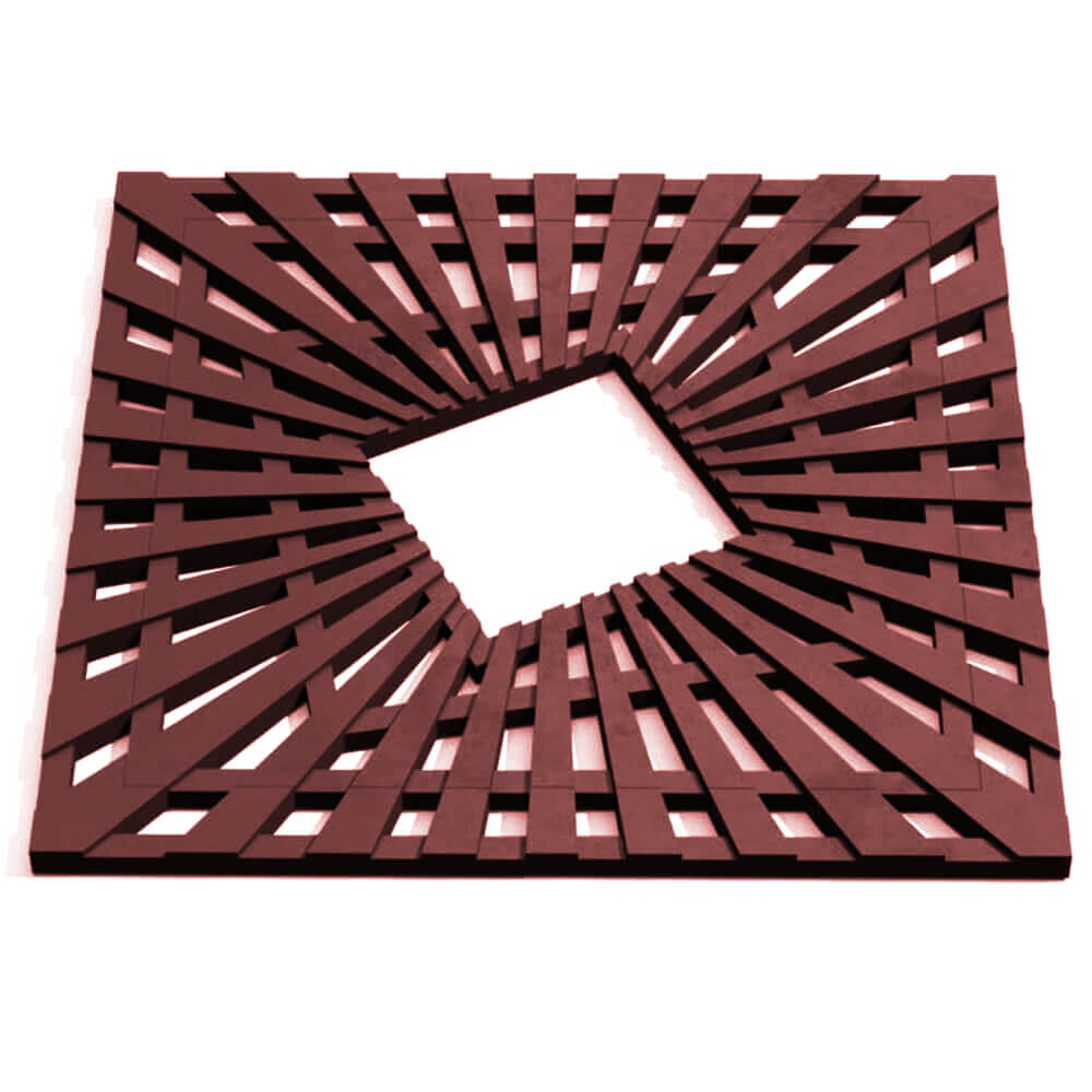 Приствольная решетка для дерева ZKING ATMOSPHERE 1.2х1.2м Коричневая Гурьевск фото