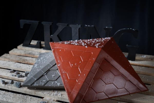 Колпак Zking Эверест Красный на столб 1.5х1.5 кирпича (390х390мм) в Гурьевске фото