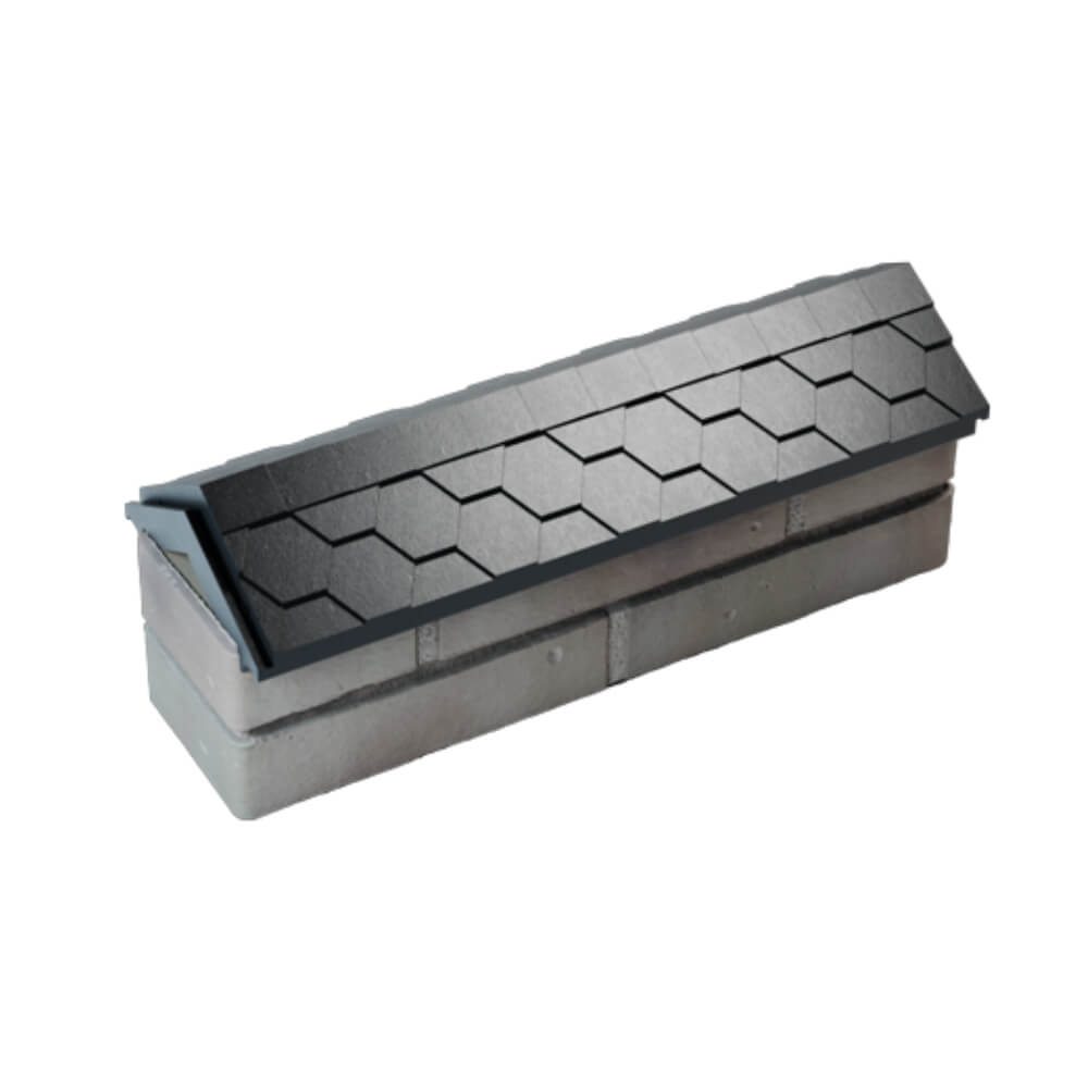 Парапет Zking Эверест Черный с посадкой на 0.5 кирпича (130мм) в Гурьевске фото