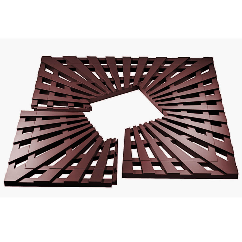 Приствольная решетка для дерева ZKING ATMOSPHERE 1.2х1.2м Коричневая в Гурьевске фото