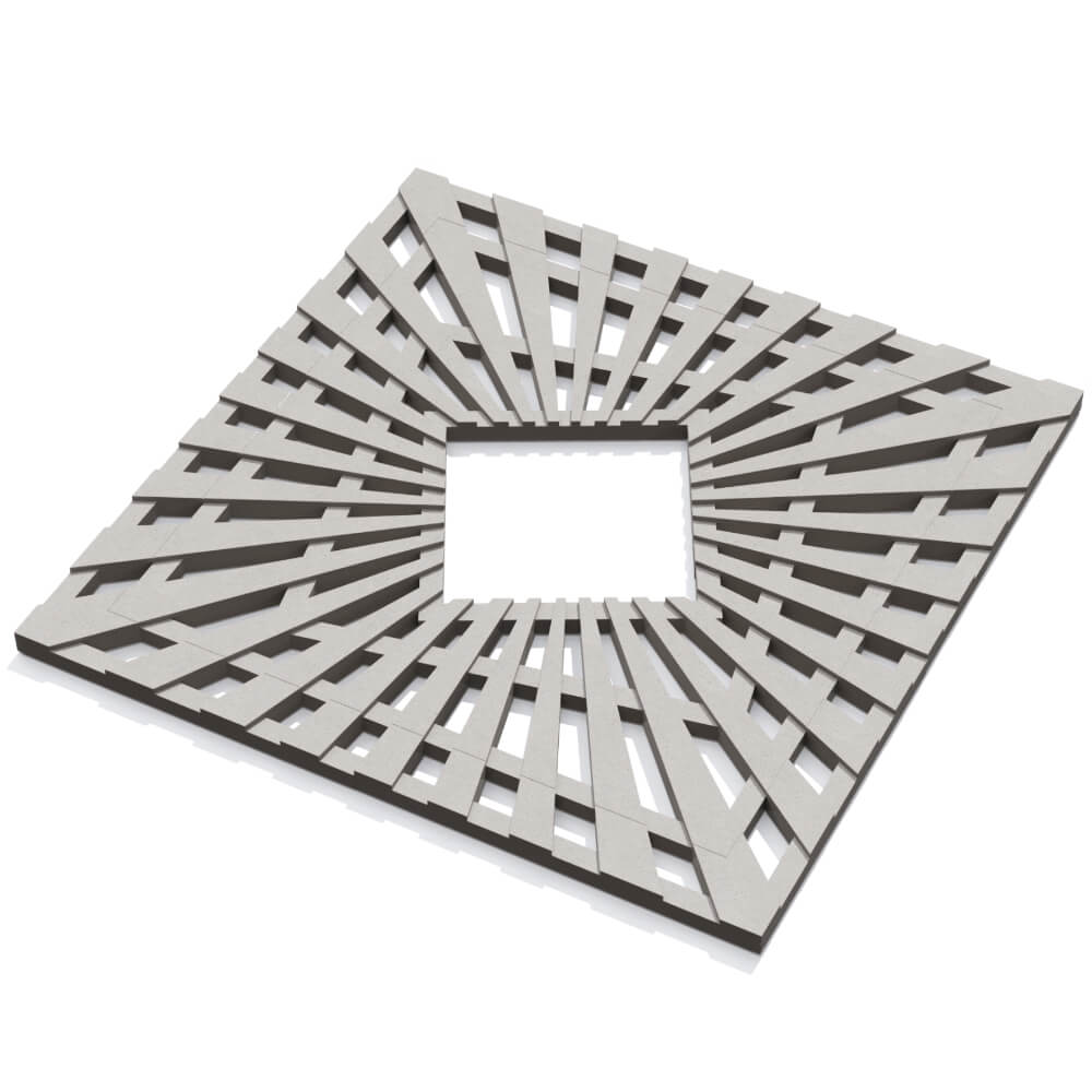 Приствольная решетка для дерева ZKING ATMOSPHERE 1.2х1.2м Бежевая в Гурьевске фото