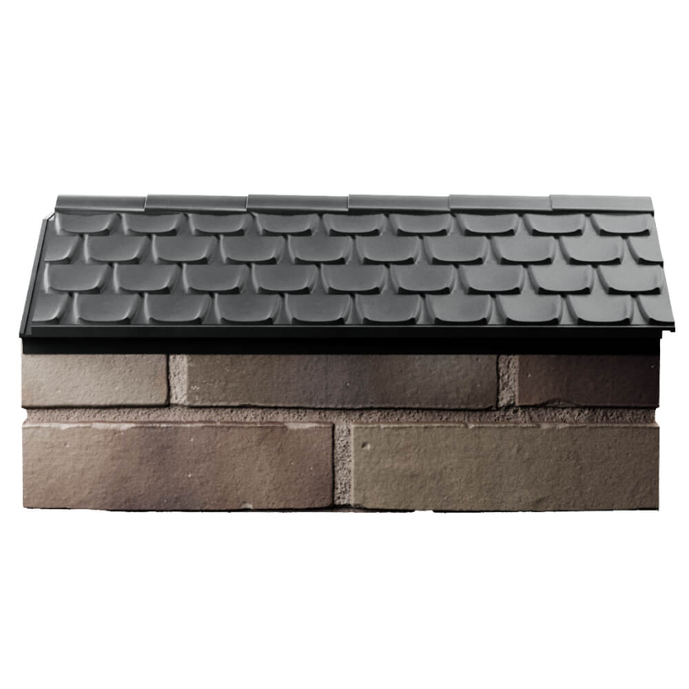 Парапет Zking Эльбрус Серый с посадкой на 1 кирпич (255мм) в Гурьевске фото