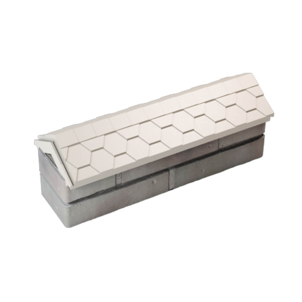 Парапет Zking Эверест Бежевый с посадкой на 0.5 кирпича (130мм) в Гурьевске фото