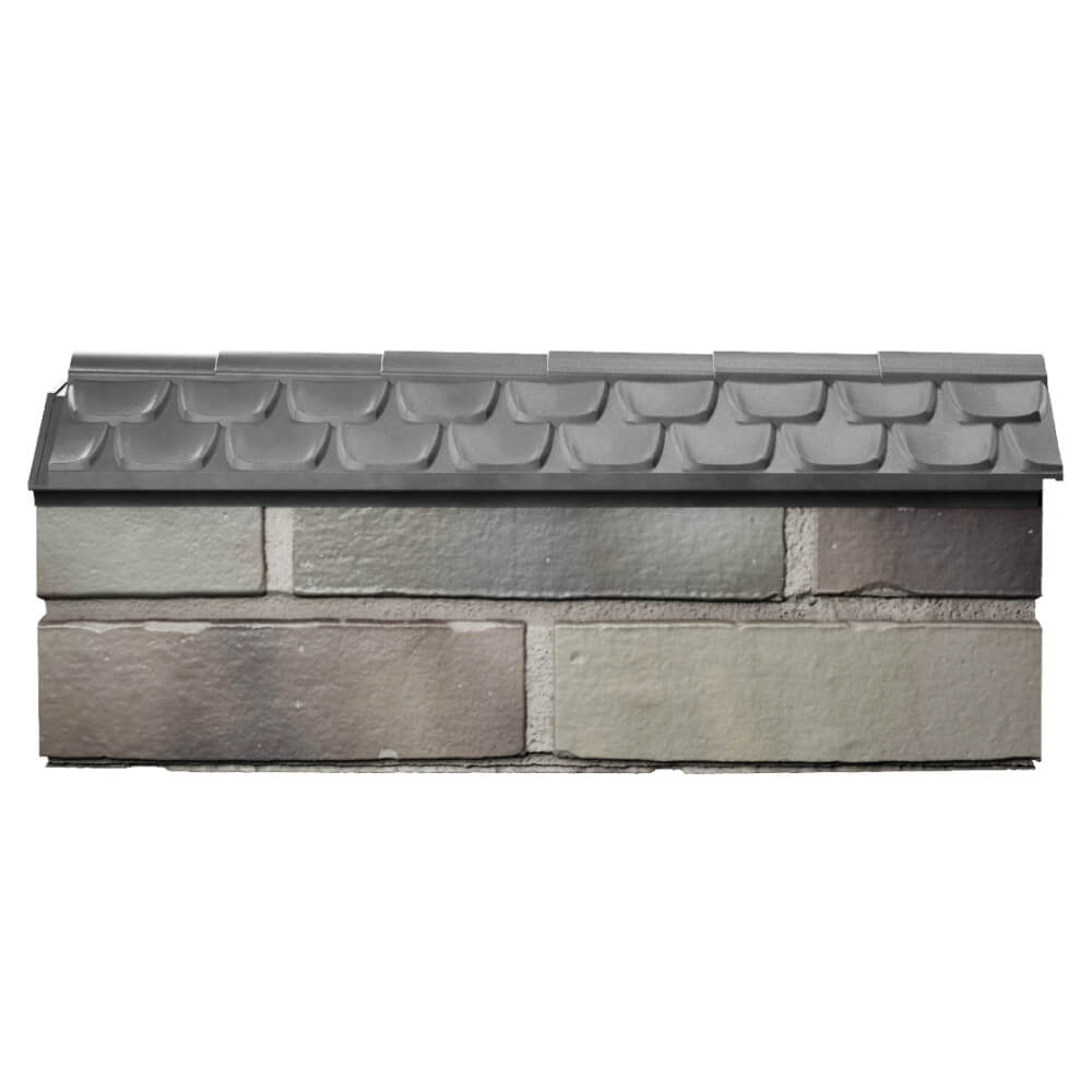 Парапет Zking Эльбрус Серый с посадкой на 0.5 кирпича (130мм) в Гурьевске фото