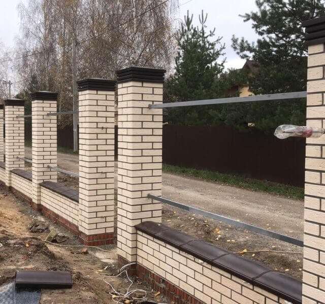 Колпак Zking Бона ХайТек Коричневый на столб 1.5х1.5 кирпича (385х385мм) в Гурьевске фото