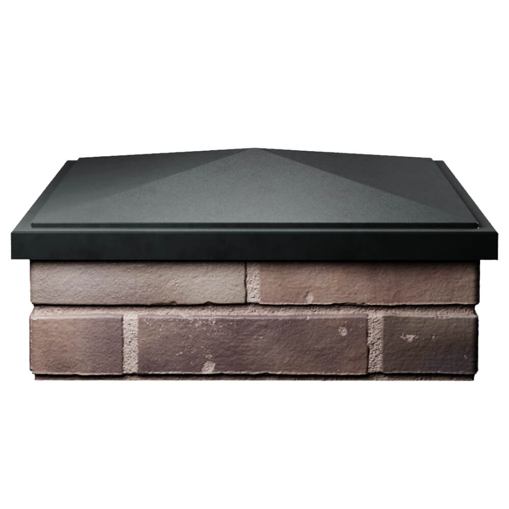 Колпак Zking БонаМоно Черный на столб 2х2 кирпича (515х515, 530х530мм) Гурьевск фото