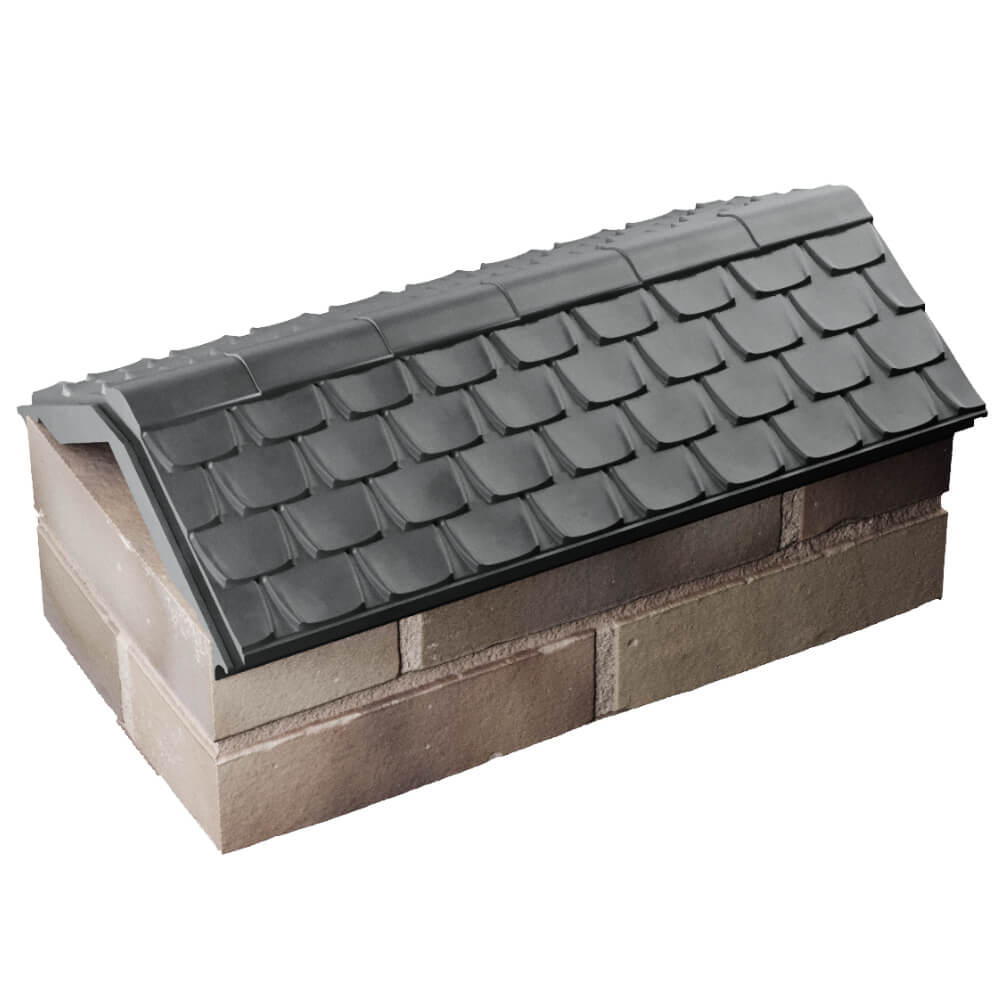 Парапет Zking Эльбрус Серый с посадкой на 1 кирпич (255мм) в Гурьевске фото