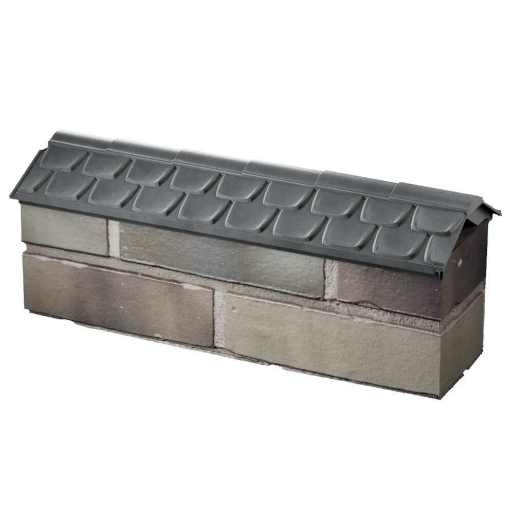 Парапет Zking Эльбрус Серый с посадкой на 0.5 кирпича (130мм) в Гурьевске фото