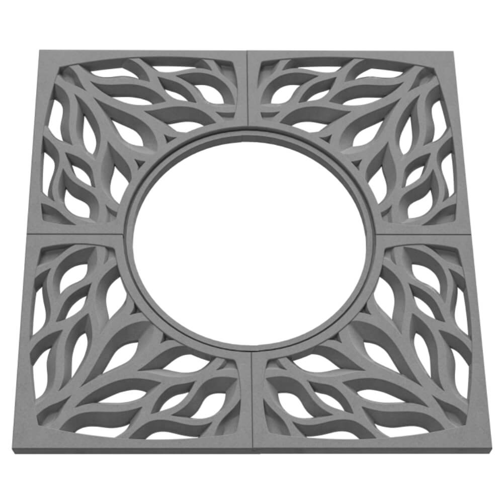 Приствольная решетка для дерева ZKING CRUST 1.2х1.2м Серая в Гурьевске фото