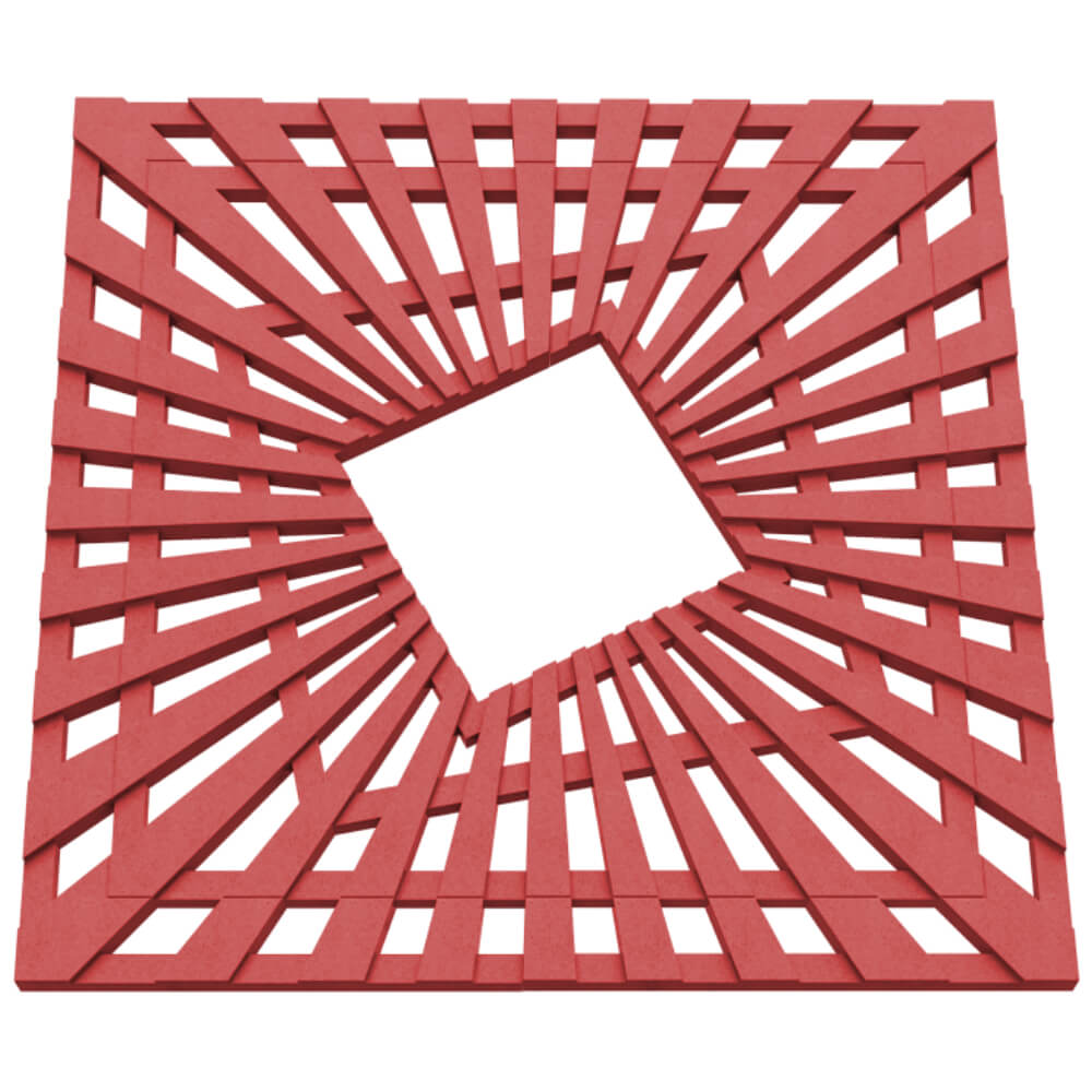 Приствольная решетка для дерева ZKING ATMOSPHERE 1.2х1.2м Красная в Гурьевске фото