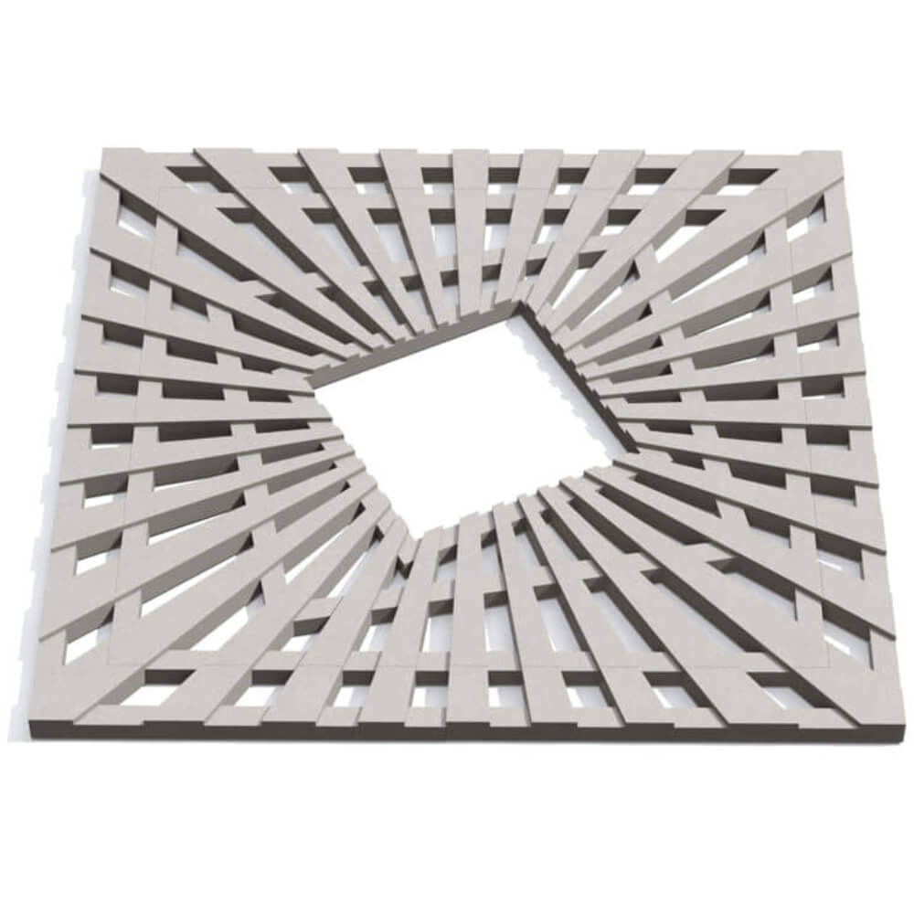 Приствольная решетка для дерева ZKING ATMOSPHERE 1.2х1.2м Бежевая Гурьевск фото