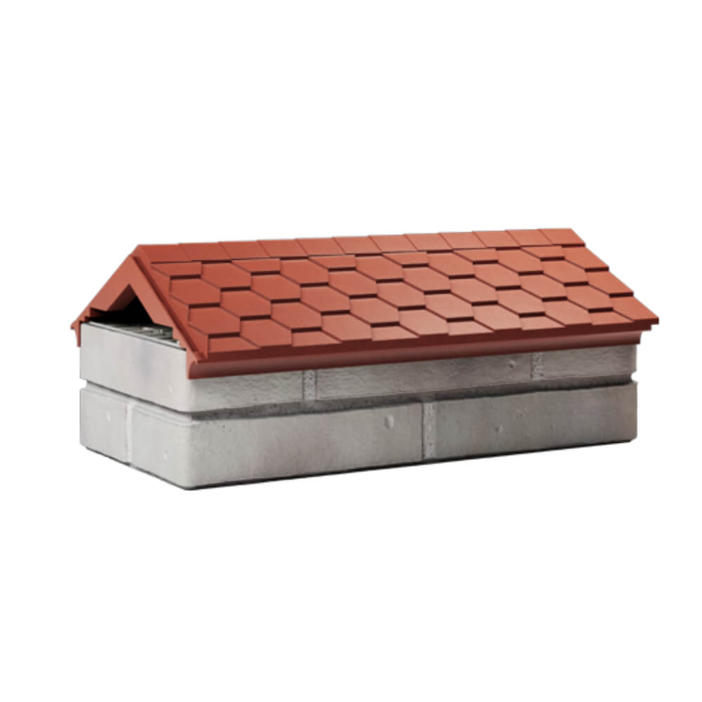 Парапет Zking Эверест Красный с посадкой на 1 кирпич (200/225/255мм) Гурьевск фото