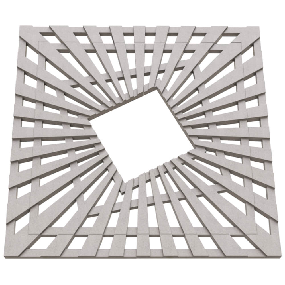 Приствольная решетка для дерева ZKING ATMOSPHERE 1.2х1.2м Бежевая в Гурьевске фото