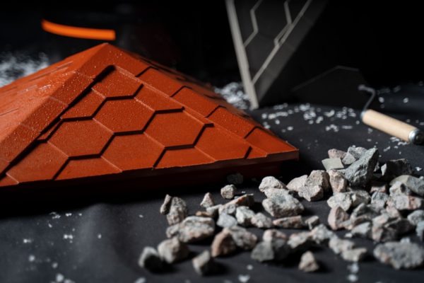 Колпак Zking Эверест Красный на столб 1.5х1.5 кирпича (390х390мм) в Гурьевске фото