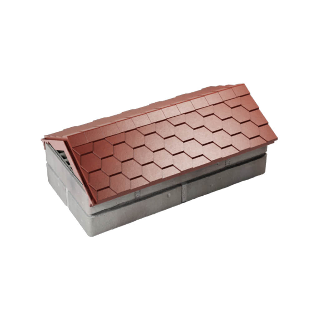 Парапет Zking Эверест Красный с посадкой на 1 кирпич (200/225/255мм) в Гурьевске фото