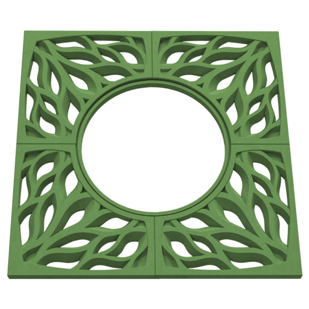 Приствольная решетка для дерева ZKING CRUST 1.2х1.2м Зеленая в Гурьевске фото