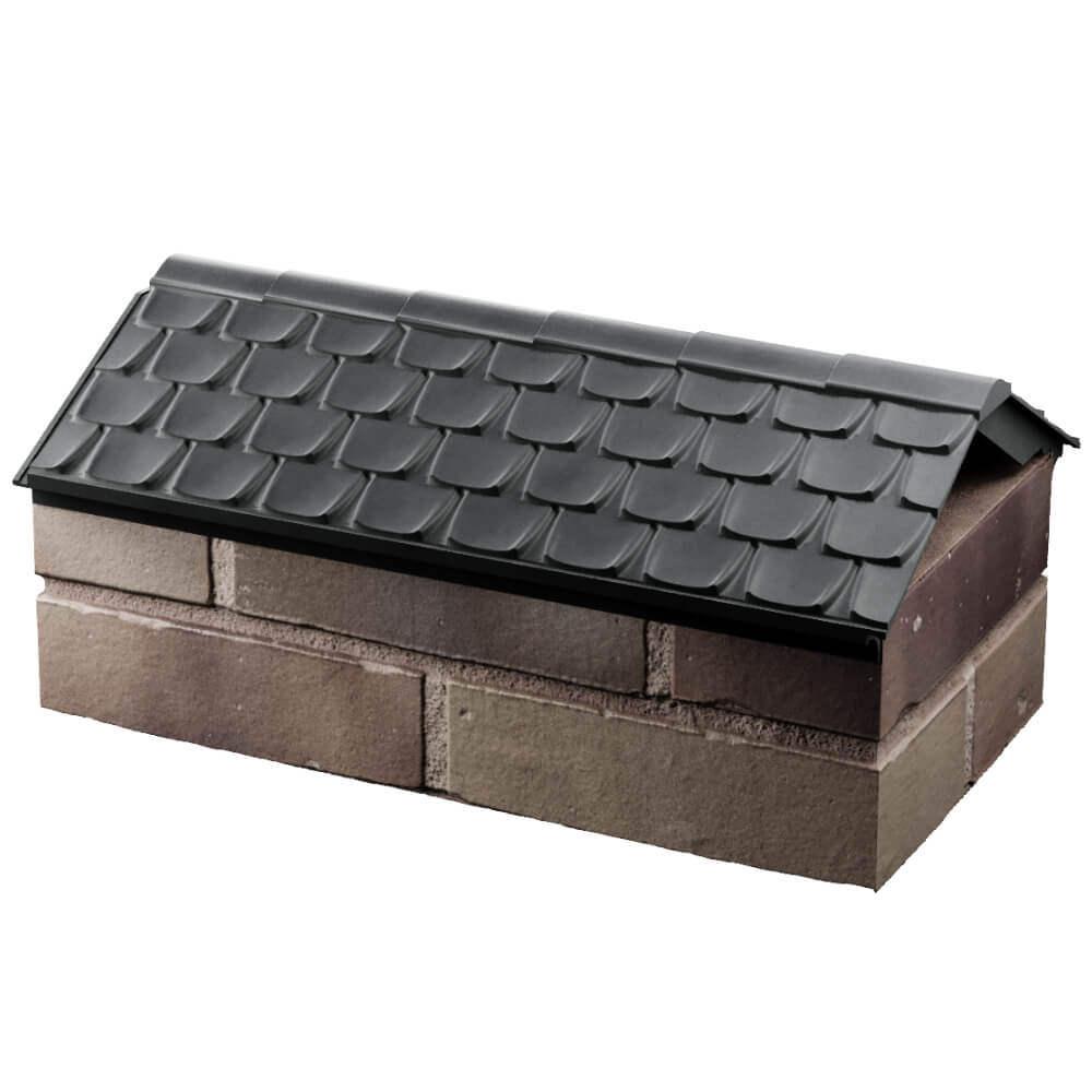 Парапет Zking Эльбрус Серый с посадкой на 1 кирпич (255мм) в Гурьевске фото