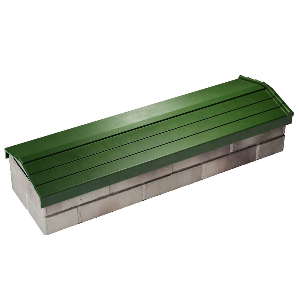 Парапет Zking Бона ХайТек Зеленый посадка на 0.5 кирпича (130мм) в Гурьевске фото