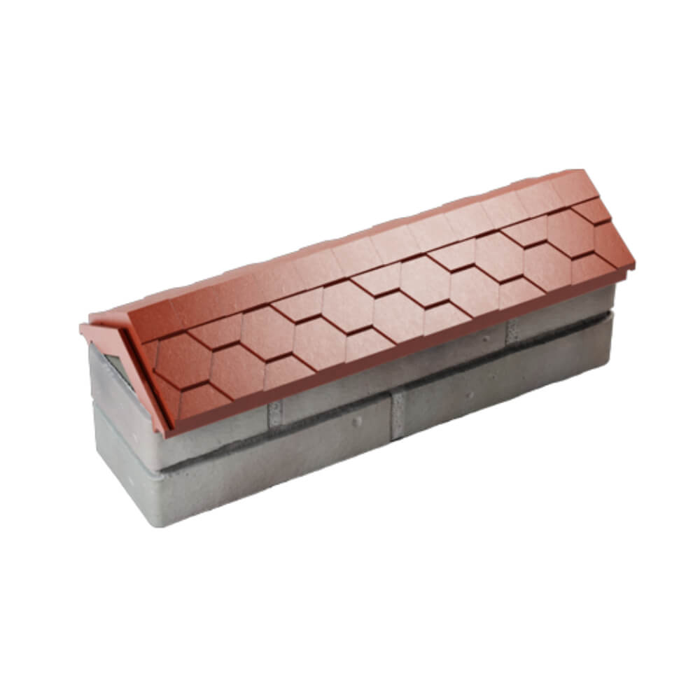 Парапет Zking Эверест Красный с посадкой на 0.5 кирпича (130мм) в Гурьевске фото