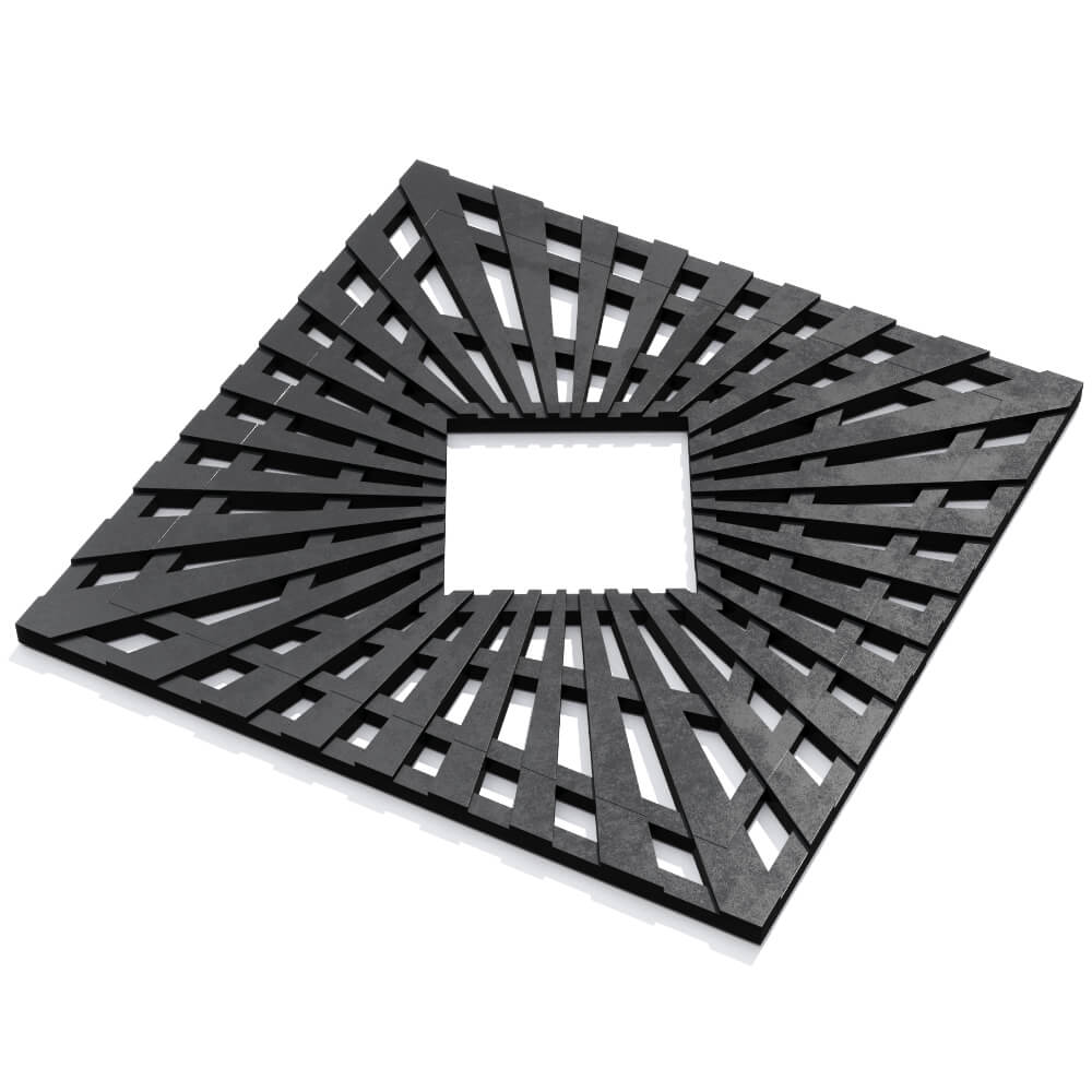 Приствольная решетка для дерева ZKING ATMOSPHERE 1.2х1.2м Черная в Гурьевске фото