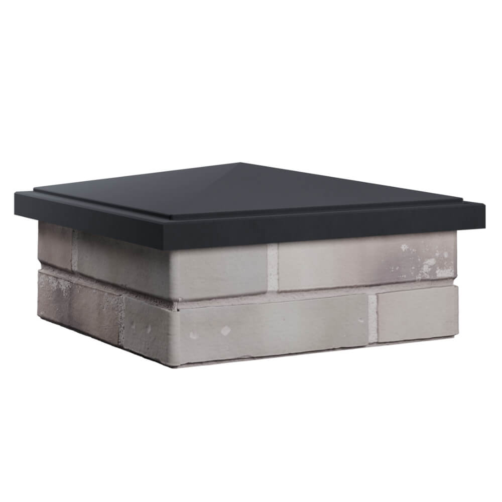 Колпак Zking БонаМоно Серый на столб 1.5х1.5 кирпича (385х385, 400х400мм) в Гурьевске фото