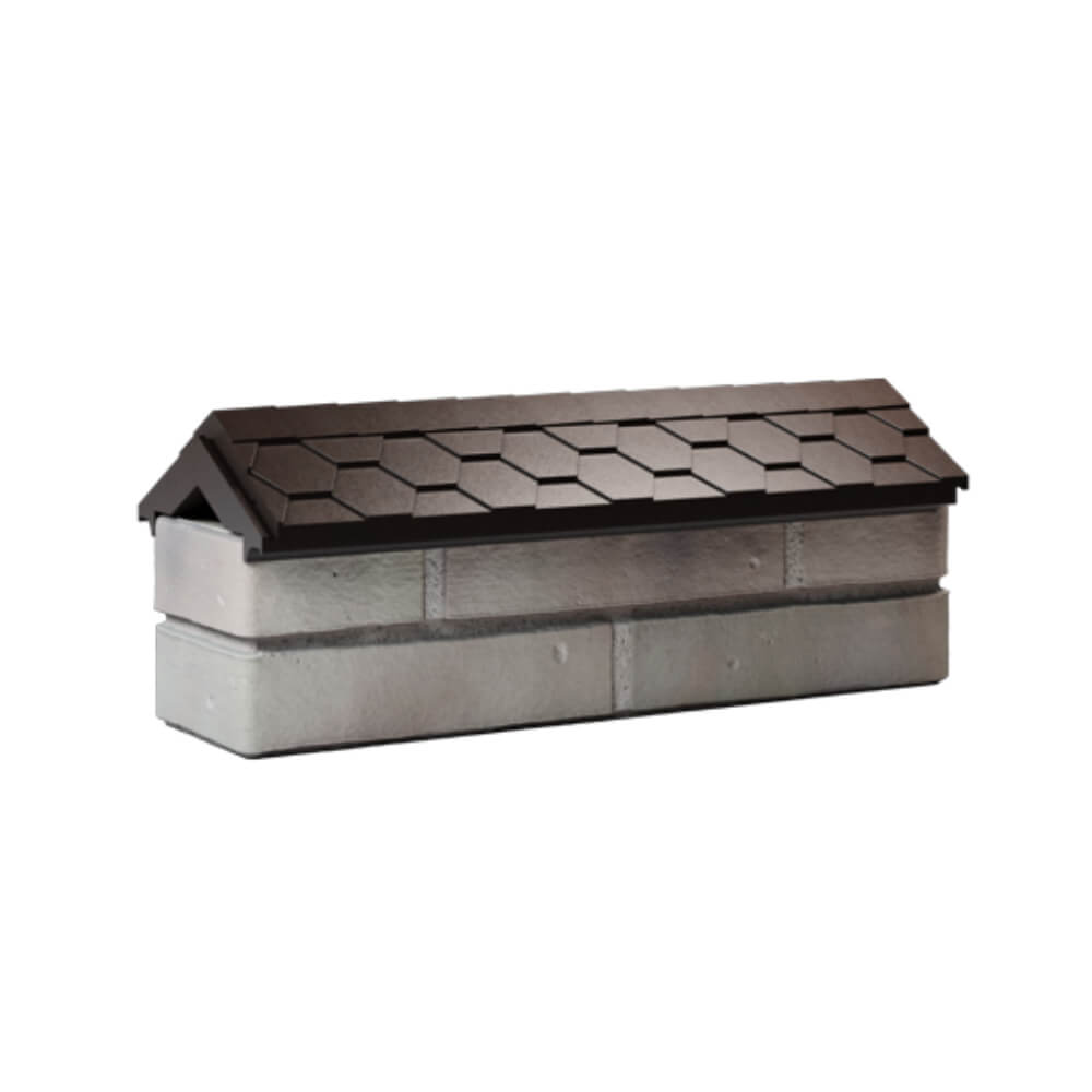 Парапет Zking Эверест Коричневый с посадкой на 0.5 кирпича (130мм) Гурьевск фото