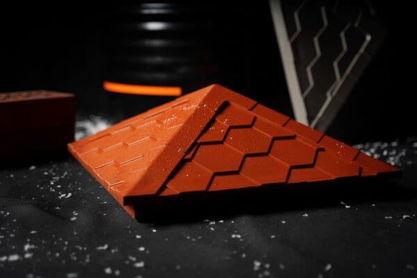 Колпак Zking Эверест Красный на столб 1.5х1.5 кирпича (390х390мм) в Гурьевске фото