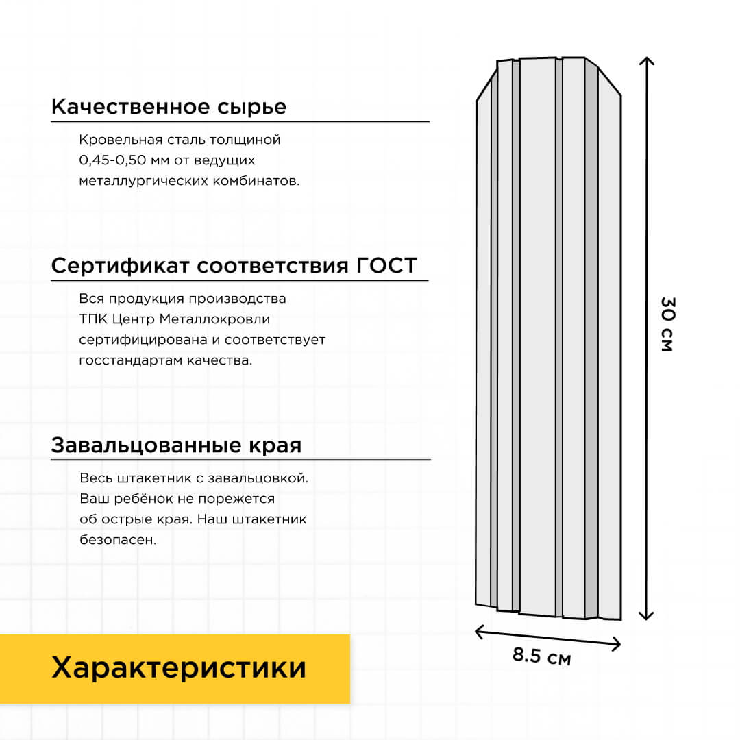 Декоративный заборчик «Нарядный Палисадник» высота 0.3м разноцветный